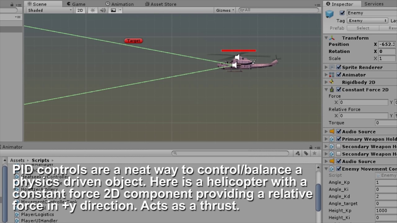 Unity Pro Pid Control PID controller for Enemy AI - Unity - YouTube