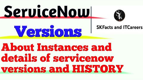 Servicenow Versions and history #servicenow #interview #questions