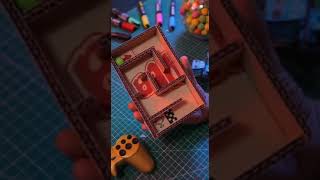 How to make marble maze game from cardboard #shorts