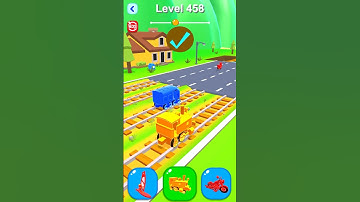 Shape Shifting gameplay level 458 🚂😲😻 #games