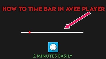 How to add time bar in avee player | Easy making | avee player