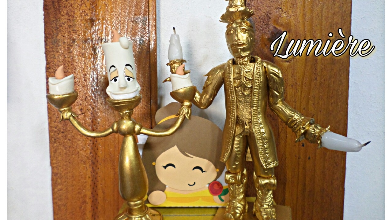 Faça seu Lumière | Bela e a Fera | DIY | Canal Ponto Arte