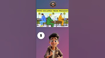 Who Escaped From Prison? 🕵️‍♂️ | Brain Teaser Quiz Challenge