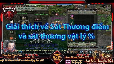 Giải thích về sát thương điểm và sát thương vật lý % trong game võ lâm 1