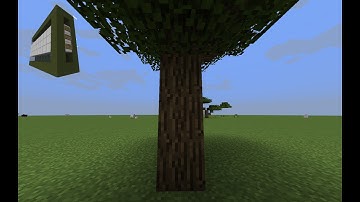 Minecraft - Timber mod (and auto replanting trees) - Only One Command!