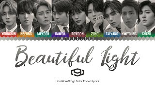 Video thumbnail of "SF9 - Beautiful Light Lyrics [Color Coded-Han/Rom/Eng]"