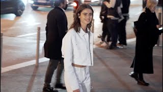 Taylor Hill And Diplo At The Givenchy Fashion Show In Paris