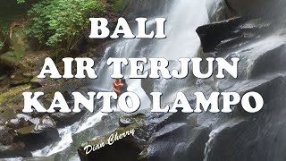 Indahnya Air Terjun Kanto Lampo Bali Dian Cherry| Air Terjun dengan batu bersusun