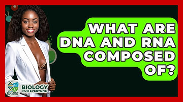What Are DNA And RNA Composed Of? - Biology For Everyone