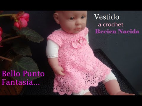 Vestido a crochet Recién #crochet YouTube