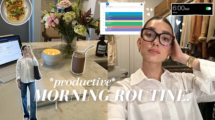 6 a.m. (weekday) morning routine | tips to get up early, morning workout, healthy breakfast & more!