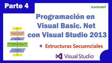 Estructuras Secuenciales Visual Basic (4-25) Programación Visual Basic. Net  con Visual Studio 2013