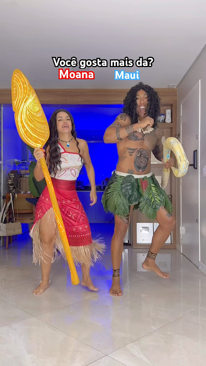 MOANA or MAUI? @mayca.brasil #transition #moana #maui #fantasy #entertainment