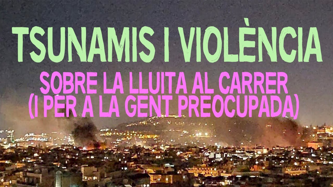 SOBRE LA VIOLÈNCIA I EL TSUNAMI DEMOCRÀTIC (per a gent preocupada)