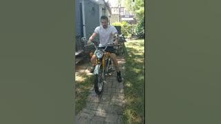 Honda CB100 tahun 1971. Pertama kali dinyalakan setelah lebih dari 30 tahun! Sepeda Motor Klasik.