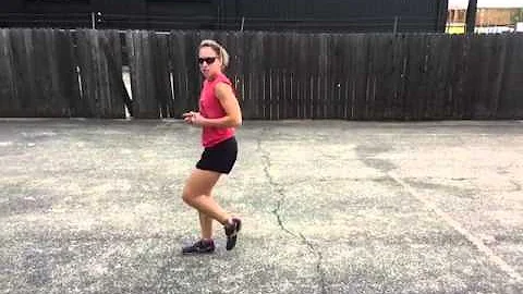 Heavy landing in run? Drill to run lighter