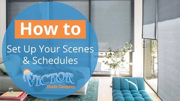 How to Set Up Your Scenes & Schedules In the Powerview App