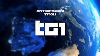 Tg1 - Anticipazioni titoli (2023-)