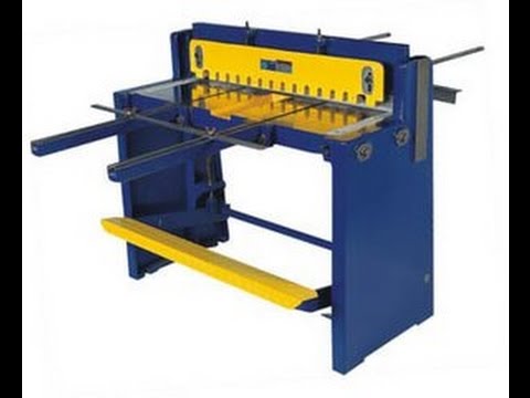 foot shearing machine metal sheet cutting machine YouTube