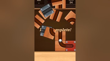 Roll the Ball slide puzzle Moving A Pack Level 24 Solution