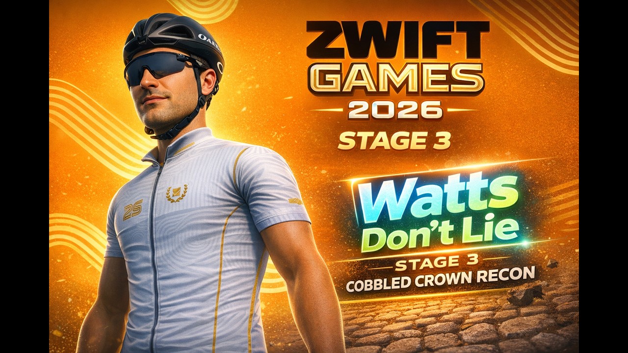 Stage 3: Zwift Games 2026: Cobbled Crown - Recon