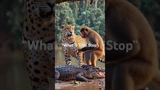 Monkey Stops Tiger From Crushing Crocodile?! Jungle Crowd Left Amazed 🐅🐊🐒@wildlifeLensTV
