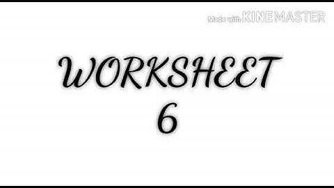 Gulmohar Grammar and language skills (worksheet-6) class-6