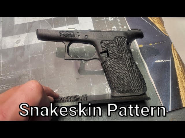 Glock stippling: Snakeskin pattern 