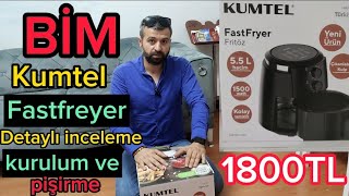 KUMTEL AİRFRYER KUTU AÇILIŞ PİŞİRME DETAYLI VİDEO