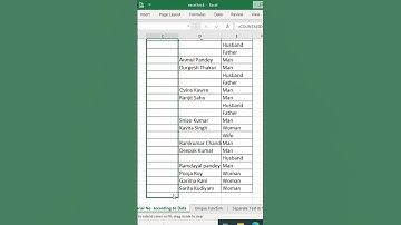 Excel Formula & Tricks, Automatic Indexing Data Serial No. according to Data -  | #shorts 54