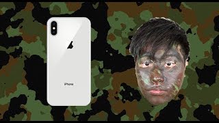 iPhone X Face ID With Camo