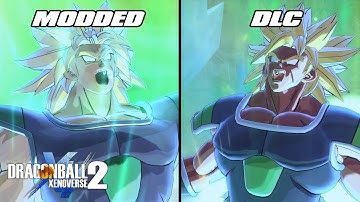 DLC VS MODDED - Wrathful Broly - Dragon Ball Xenoverse 2 Mods