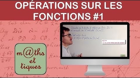 Etudier les variations d