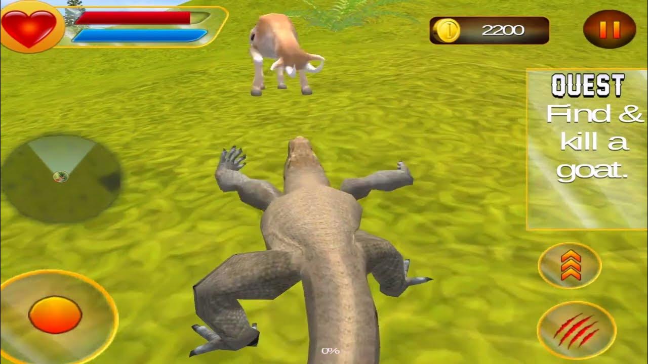 Furious Komodo Dragon : Dragon Games Android Games - YouTube