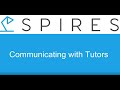 Communicating with tutors