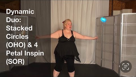 Poi Dynamic Duo: Stacked Circles (OHO) & 4 Petal Inspin (SOR) #PoiLesson #PoiTutorial #PoiDance