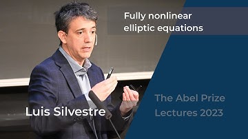 Luis Silvestre: Fully nonlinear elliptic equations and applications (2023)
