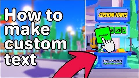 How to Get GET CUSTOM TEXT COLORS / FONTS in Pls Donate 💸