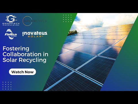 Fostering Collaboration in Solar Recycling