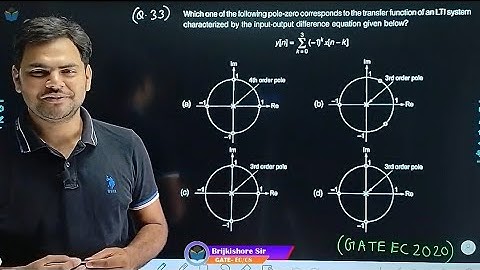 Lec 21 Pole-Zero Concept in Z Transform || Signal and Systems || Recent Trend Series