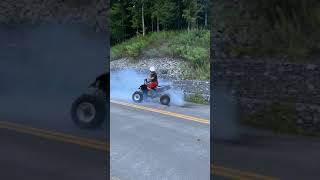 Yamaha yfz 450 burnout