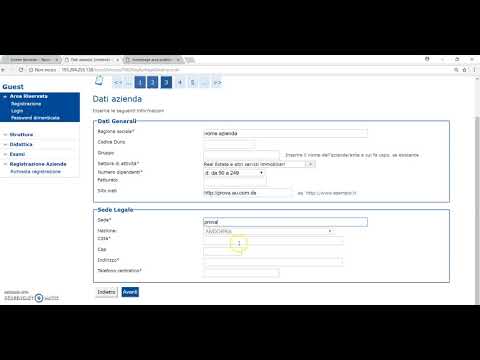 Aziende - 1 Registrazione