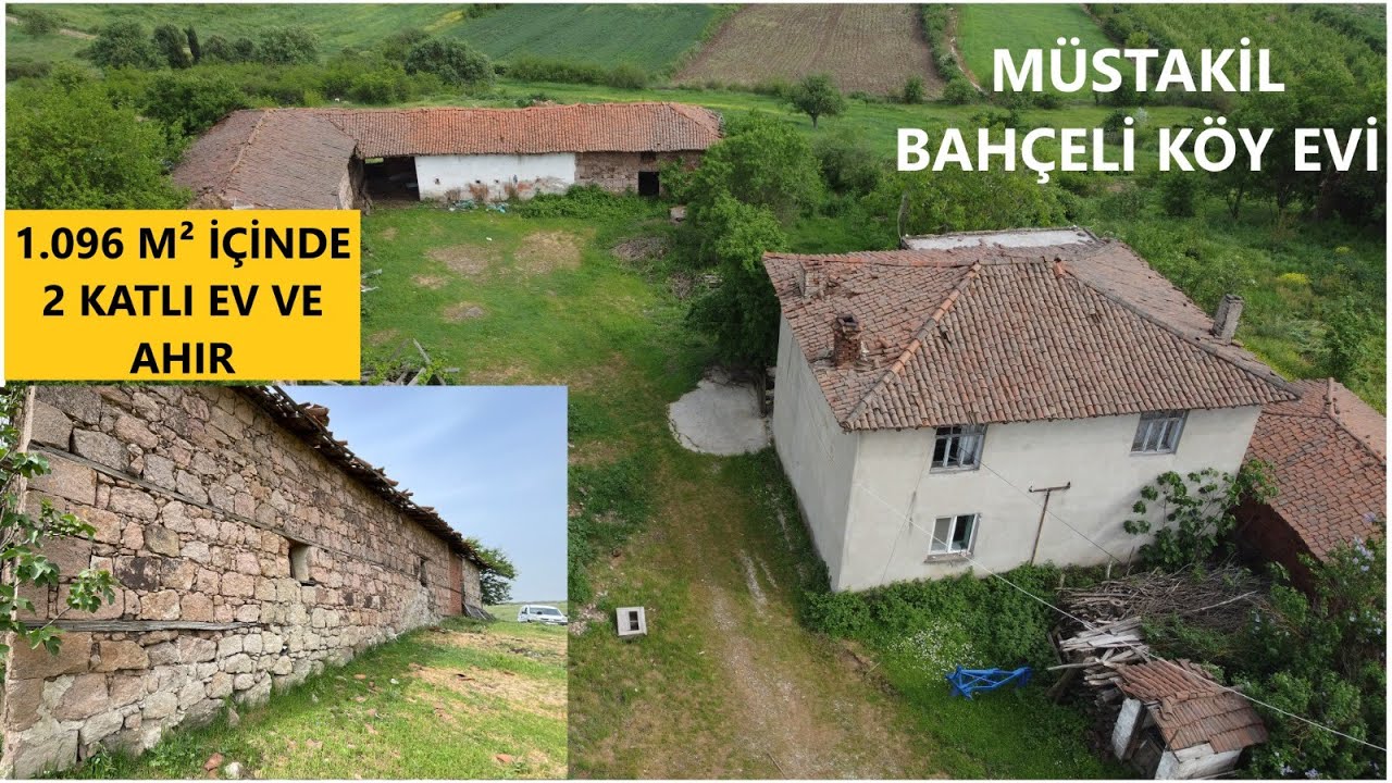 MANZARALI-HAVADAR-ÖNÜ AÇIK 1.096 M² 2 KATLI EV VE KARGİR AHIR-ÇANAKKALE-ÇAN