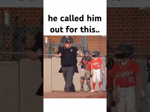 umpire power trip, or..