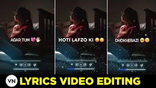 How To Create Lyrics Video in Vn Video Editor | Vn Lyrics Video Editing Tutorail | Vn Video Editor