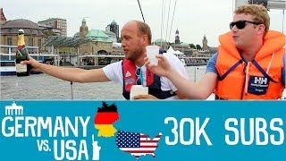 30.000 Subscribers on a boat - Germany vs USA