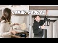 ✨ CAMBIO RADICAL - Ponemos VIGAS IMITACION MADERA - Nueva LAMPARA Aliexpress