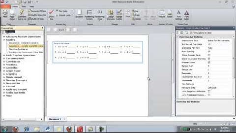Math Resource Studio 5 Summary