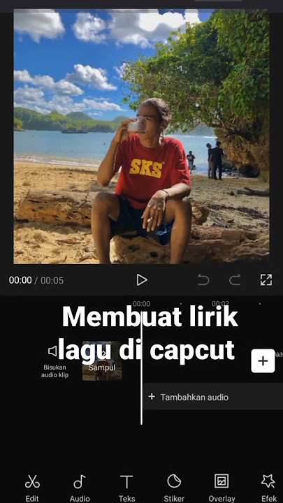 cara mudah membuat lirik lagu capcut