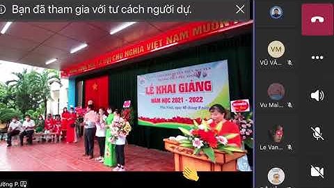 LỄ KHAI GIẢNG ĐẶC BIỆT NĂM HỌC 2021 - 2022